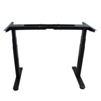 Meubles de bureau à domicile, bureau ergonomique intelligent réglable en hauteur, bureau électrique à 2 pieds et 2 moteurs, cadre de bureau debout réglable en hauteur
