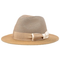 Chapeau Fedora en paille d'été pour hommes et femmes, chapeau de soleil pour couple, protection solaire de plage, chapeau jazz tressé pour les occasions décontractées, quotidiennes, en plein air, fêtes, pêche