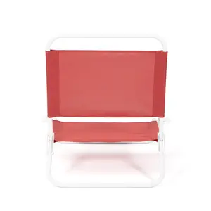 Wholesale Outdoor Leisure Low Beach Chairs Folding Chairs And Lightweight Portable Pink Beach Camping Chair