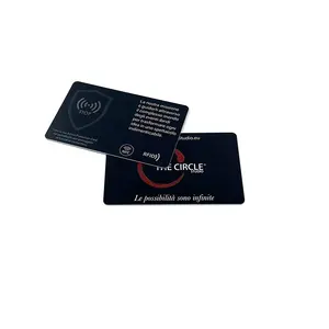 Custom Logo RFID Blocking Card Blocking Credit Card Protector Anti RFID Card