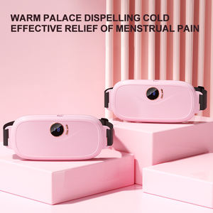 2024 mais novo massageador de cãibra cinto de aquecimento vibratório almofada térmica alívio menstrual dor cintura estômago recarga quente - Product Image 2