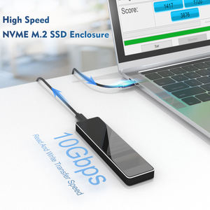 10Gbps 2TB SSD Enclosure M.<span class=keywords><strong>2</strong></span> SSD ไปยัง USB 3.1 Gen2เคส NVMe PCIe กล่องเคสภายนอกสำหรับ Macbook SSD - Product Image 2