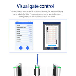 Servicio OEM/ODM, Barrera Giratoria Inteligente y Eficiente para Peatones, Precio de Puerta Giratoria con Reconocimiento Facial, Control de Acceso - Product Image 2