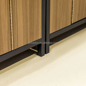 وحدات رفوف سوبر ماركت ثقيلة مخصصة من الخشب الصلب مع أرفف مزدوجة الجوانب لعرض تخزين متاجر بيع الحبوب والمكسرات - Product Image 5