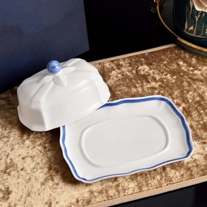 ชุดจานชามสไตล์โรโคโคลายอะโวคาโดขายดี สำหรับใช้ในบ้านและเป็นของขวัญ - Product Image 2