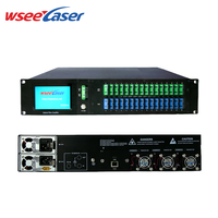WiFi ve GSM ağları için yüksek güç optik amplifikatör 4 8 16 32 port EDFA Fiber optik ekipman