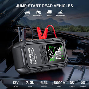 Démarreur de Voiture Puissant 8000A avec Batterie Externe et Booster de Batterie 12V Portable 4-en-1 150 PSI pour Voitures LW-PS218 - Product Image 3