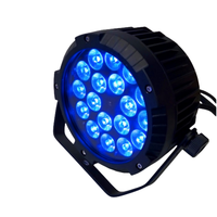 18x18W RGBWAUV 6in1 extérieur Par effet LED plat Par lumière scène étanche Par boîtes éclairage de scène