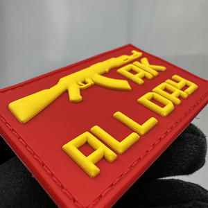 Parche de Goma Suave Termoadhesivo con Diseño de Rifle AK Táctico, Impermeable, para Brazo, Mochila, Casco, Ejercicio - Product Image 3