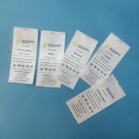 Ruban imprimé sur mesure en polyester satiné taffetas pour étiquettes d'entretien, avec sérigraphie rotative Coditeck