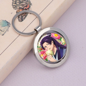 New Arrival Japan Style <b>Anime</b> Pharmacy Girl Rotating Double-sided <b>Keychain</b> <b>Anime</b> Girl <b>Keychain</b> Charms Promotional Gift - Product Image 3