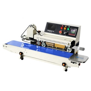 PM-1800 Vertical Intelligent Plastic <b>Bag</b> Band Sealer Continuous Inkjet Packing Sealing Machine Vertical Sealing Machine - Product Image 1