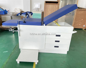 Mesa de examen ginecológico Manual de gran oferta, mesa obstétrica mecánica con cajón para uso en quirófano - Product Image 2