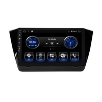 Autoradio Android GPS 10,1 pouces avec écran tactile capacitif HD pour Skoda Superb avec 3G Wifi OBD2 RDS USB AUX SWC DAB