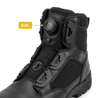 Système de laçage rotatif robuste pour bottes tactiques d'extérieur, boucle à dégagement rapide pour chaussures de randonnée, certifié CE, OEM ODM