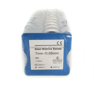 Fasce dentarie in acciaio inossidabile rotola in acciaio inox formatura foglio di restauro materiale Matrice strisce strisce rotolo - Product Image 3