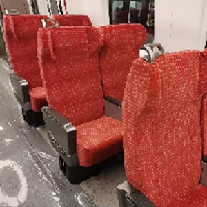 Asiento acolchado suave de clase ejecutiva de lujo para trenes de alta velocidad Opción de tamaño simple o doble Piezas y accesorios de <span class=keywords><strong>tren</strong></span> - Product Image 2