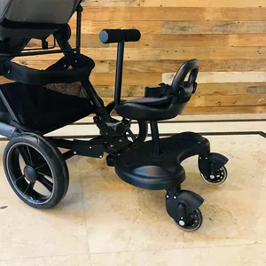 Brightbebe Hoge Kwaliteit Universele Draagbare Comfortabele Kinderen Kids Staan Zitten Baby Buggy Wandelwagen Stap Board