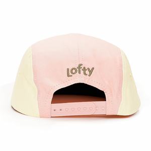 Gorras de Correr de 5 Paneles con Logotipo Estampado en Algodón Sin Estructura Personalizadas, Gorras Rosas - Product Image 4