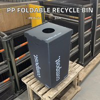 Boîte de rangement pliable en plastique alvéolaire, pour déménagement, étanche, résistante à la corrosion, recyclable, en PP, grande taille, pour produits ménagers