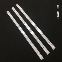 XIN LUMEN 3 Buah/Set Strip Led Backlighe untuk Sharp 24''TV RUNTKB357WJ E227809C HX-S(1).94V-0 TS V2.0 ZZ05610WCA020311B1A
