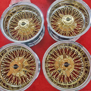 ล้อซี่ลวด 13 นิ้ว/14 นิ้ว กว้าง 7 นิ้ว รูกลาง: 78.1 ซี่ลวด 72 ซี่ งอ 72 จุด - Product Image 2
