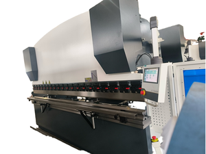 Presse plieuse hydraulique CNC WC67K d'occasion en bon état, 100 tonnes, 3,2 m, machine de pliage et de formage de plaques métalliques - Product Image 1