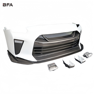 Paraurti Anteriore in Fibra di Carbonio Semi-Lavorata per Nissan GTR R35 Modelli dal <span class=keywords><strong>2008</strong></span> al <span class=keywords><strong>2019</strong></span> - Product Image 2