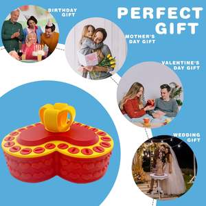 Boîte-cadeau en <span class=keywords><strong>plastique</strong></span> en forme de cœur pour farces agaçantes, boîte surprise décorative et amusante pour les destinataires - Product Image 4