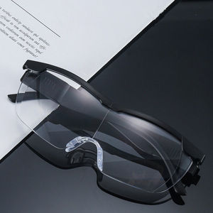 Blocage de la lumière bleue + 2.50 degrés grande Vision rechargeable lumière LED lunettes de lecture 1.6 fois loupes - Product Image 3