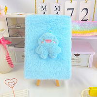 A5 Promotion Jungen und Mädchen Soft Cartoon Geschenk Nettes Herz Tagebuch Journal Liebe Plüsch Notizbuch