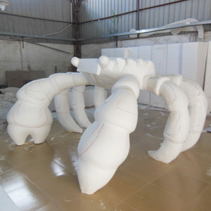 Escultura de Animales de Dibujos Animados en Resina, para Montar en el Suelo Exterior, Paquete de Varias Piezas, Diseño Artístico - Product Image 3