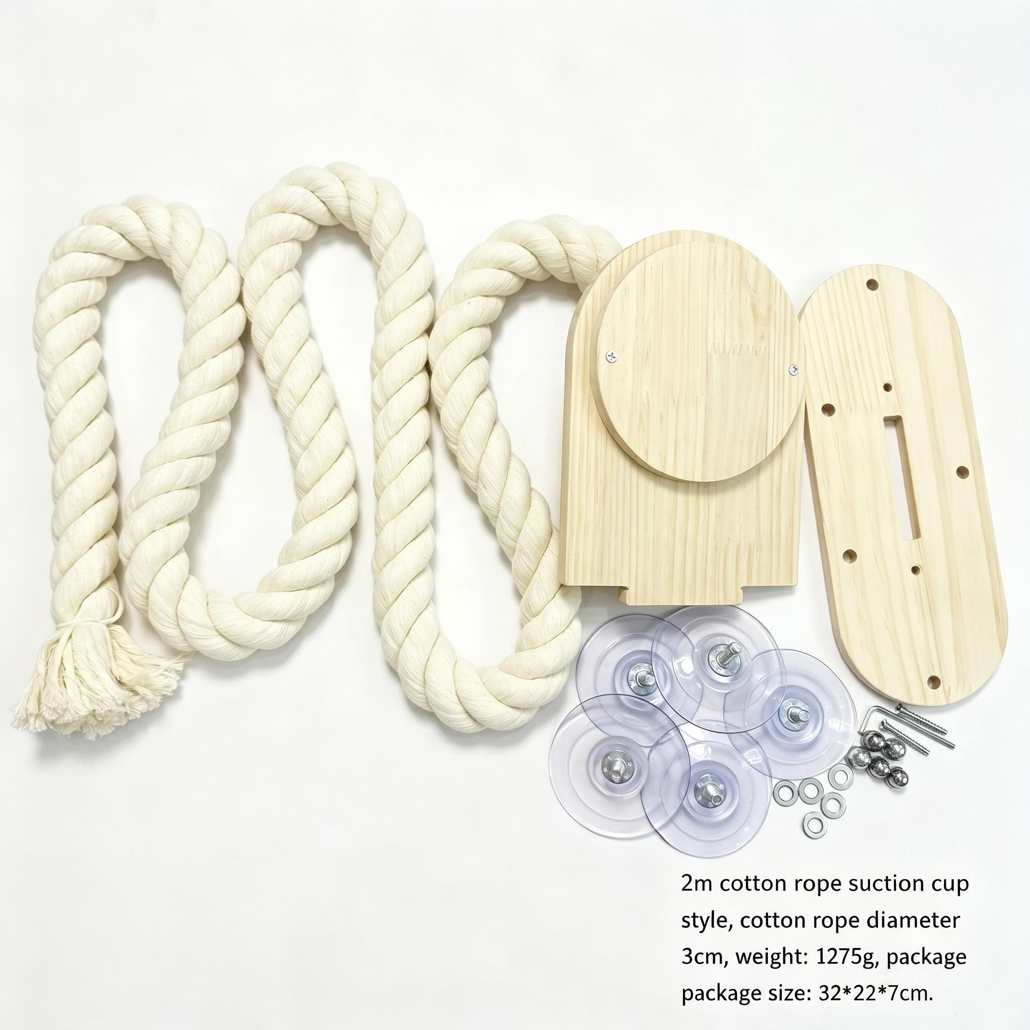 2m Cotton Rope Suction Cup Version