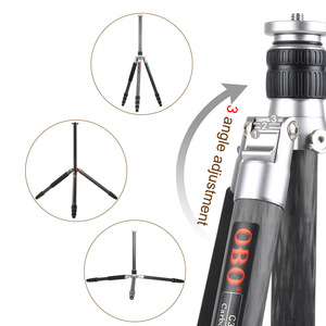 Trépied professionnel OBO en fibre de carbone robuste et stable <span class=keywords><strong>pour</strong></span> caméscope et <span class=keywords><strong>objectif</strong></span> longue focale - Product Image 4