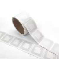 Étiquettes de bibliothèque d'approvisionnement d'usine 13.56Mhz 50*50mm étiquette en papier étiquette Rfid autocollant de gestion de livres
