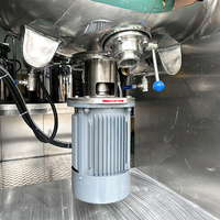 Agitateur-mélangeur sous vide en acier inoxydable pour crèmes chimiques, réacteur homogénéisateur avec moteur et engrenages, réservoir de mélange haute productivité