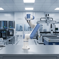 Bras robotique collaboratif commercial DOBOT Nova 2, charge utile de 2 kg, portée de 625 mm, cobot 6 axes pour barista et automatisation des restaurants
