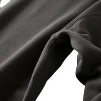 Pull-over surdimensionné avec logo brodé personnalisé Sweat-shirt vierge à col ras du cou pour hommes en éponge épaisse