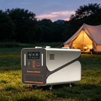 Centrale Électrique Portable LiFePO4 1300W 3500W, Générateur Solaire MPPT, Onduleur à Onde Sinusoïdale Pure, Batterie d'Urgence pour Maison et Extérieur