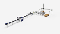 Machine de sciage CNC personnalisable de Chine ZZCHRYSO, scie à découper transversale pour l'optimisation du bois, machine automatique de découpe de poutres et de bois de construction