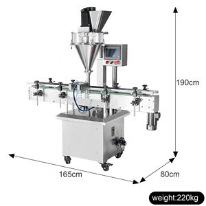 Máquina automática de llenado de polvo con cinta transportadora para chile, proteínas, especias, detergente, café, leche, té, almidón, azúcar, aditivos químicos - Product Image 4