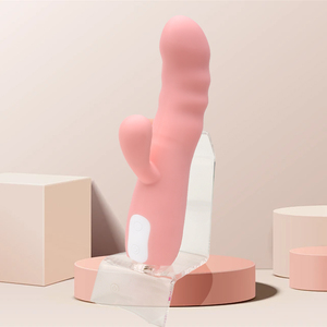 सेक्स खिलौने Wholesales घूर्णन Dildo दोहरी मोटर्स खरगोश थरथानेवाला - Product Image 1