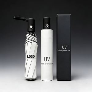 Paraguas Plegables de Bolsillo para Viaje, Protección UV Personalizada, Promocionales, Portátiles, con Logotipo, para Lluvia y Sol - Product Image 1