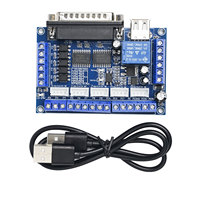 Kit de moteur pas à pas nema 34, 4 axes, mocn, 12nm, avec pilote de panneau de dérivation Mach3 et alimentation électrique DM860D