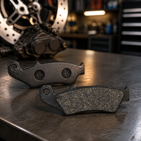 Accessoires de moto FIGHTER-CHENG, plaquettes de frein à disque avant pour Honda XR Series, pièces de rechange de moto de qualité QEM