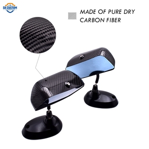 Gương Hai Mặt Brilliant Carbon Fiber Blue Tint Gương Chiếu Hậu Cho GTR Gương Cửa Xe Với Cánh Tay Gắn - Product Image 3