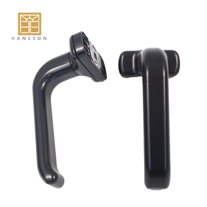 Accessori per serratura maniglia porta finestra Set scorrevole in alluminio maniglia per leva Hotel soluzione di sicurezza permanente senza manutenzione - Product Image 1