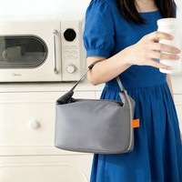 Tragbare Lunchbox-Tasche, Isolierte Brotdose mit Verstärkter Aluminiumfolie, Wasserdichte Isoliertasche für Picknicks im Freien