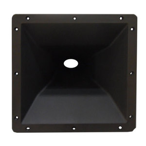 <b>Tweeter</b> Horn 8 Inch Square Black Metal <b>Speaker</b> Component For Audio Systems - Product Image 1