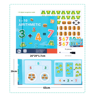 Vente en gros de papier éducatif précoce pour enfants 1-10 <span class=keywords><strong>livre</strong></span> d'arithmétique comptage de mathématiques dans les 10 <span class=keywords><strong>livre</strong></span> d'apprentissage <span class=keywords><strong>livre</strong></span> de calcul et de jeu - Product Image 3